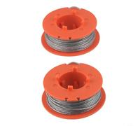 Axorafow Lot de 3 protections de base de bobine de bobine automatique pour Art 23, 26 ou 30 Combitrim et Easytrim - Fil en nylon de 0,6 mm 8 m par bobine - Construction ABS gris/orange noir