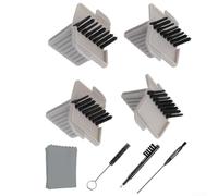 Axorafow Lot de 36 protège-cérumens compatibles avec Resound Widex Junglee Care pour modèles CIC - Comprend un filtre applicateur et un chiffon brosse