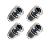 Axorafow Lot de 4 valves de morsure en silicone de rechange pour poche à eau 2,7 x 1,8 cm Compatible avec la plupart des marques y compris l'ornithorynque Osprey (Noir)