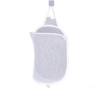 Axorafow Panier à linge pliable respirant avec compatibilité murale, organisation de salle de bain et utilisation efficace de l'espace (D)