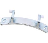 Axorafow Poignée de charnière de porte de machine à laver de rechange compatible avec différents modèles - Finition argentée - Installation à réduction du bruit - Kit de réparation complet (183)