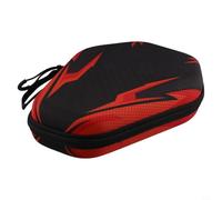 Axorafow Sac de rangement pour raquette de tennis de table en EVA rigide avec sangle élastique - étui de rangement imperméable pour 2 raquettes ou 1 raquette 2 balles compact 27 x 18 x 5 cm (modèle