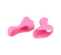 Axorafow St-5700 105 Capuchons de levier de frein - Couvre-levier de vitesses en caoutchouc pour changement de vitesse de vélo compatible avec 105 St-5700 Series Noir/rouge/bleu/vert (1 paire) (Rose)
