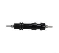 Axorafow Support de moulinet de pêche en alliage d'aluminium pour moulinets de pêche à l'arc - 12,5 x 3,5 cm - Adaptateur de moulinet noir avec vis incluse - Support de route robuste