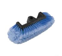 Axorafow Tête de brosse de lavage de voiture en nylon doux de 25,4 cm, design à deux niveaux pour le nettoyage extérieur de voiture, camping-car, camion, bateau, camping-car, pour poteau d'extension