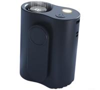Axorafow Ventilateur portable à fixer à la taille - Lumière LED intégrée - 5 vitesses réglables - 3000 mAh - Batterie mains libres - Pour la pêche, le camping, la randonnée - Noir