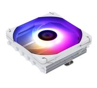 AXP120-X67 WHITE ARGB Low Profile CPU Air Cooler with 120mm PWM Fan TL-C12015W-S,4 Heat Pipes,67mm Height,AMD AM4/Intel LGA 1700/1150/1151/1200/2011/2066