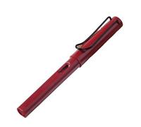 AXPTI 1 stylo plume à capuchon EF/F/0,38 mm pour une écriture fluide, idéal pour les fournitures scolaires signature (rouge vintage, F)