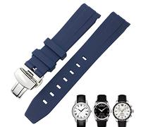 AXPTI Bracelet de montre étanche en caoutchouc pour montre Tissot 1853 Lelocle PRC200 Rolex Submariner Hamilton Omega 19 mm 20 mm, 20 mm, Agate