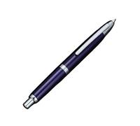 AXPTI Stylo-plume en métal bleu nacré avec motif plume EF F, fournitures scolaires, cadeaux (07, F (0,5 mm)