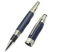 AXPTI Stylo-plume stylo à bille édition de luxe pour écrivain, fournitures scolaires, papeterie cadeau (F, avec sac en cuir)