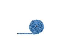 Axring Chaine Pas 420 - Hyper Renf/SS Joints Toriques/Attache Rapide - 132 Maillons - Bleu Fluo