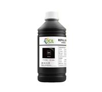 AXRMLVRD Bouteille d'encre pigmentée de 1000ML, Compatible avec Les imprimantes Grand Format PFI-1700 PFI-120 PFI Series 701 703 PFI-710 206 1000 57 PFI-706 707 320(Black - 1000ml)