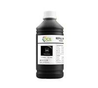 AXRMLVRD Bouteille d'encre pigmentée de 1000ML, Compatible avec Les imprimantes Grand Format PFI-1700 PFI-120 PFI Series 701 703 PFI-710 206 1000 57 PFI-706 707 320(Matte Black - 1000ml)