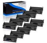 AXRMLVRD Cartouche de Toner CF226A 26A Compatible avec Pro M402n M402dn M426fdw M426fdn MFP(10PK CF226A-CRG-052)