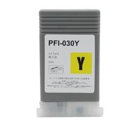 AXRMLVRD Cartouche d'encre Compatible PFI 030 avec Encre pigmentée Compatible avec ImagePROGRAF TA-20 TA-30 TM-240 TM-340(Y-1PC)