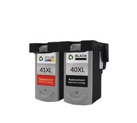 AXRMLVRD Cartouche d'encre PG40 CL41 Compatible avec Les imprimantes P IX MA IP1800 IP1200 IP1900 IP1600 MX300 MX310 MP160 MP140