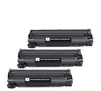 AXRMLVRD Lot de 3 Toners Noirs CRG 126 compatibles avec ImageClass LBP6230dw LBP6200d