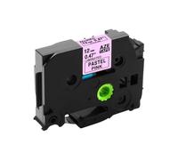 AXRMLVRD Ruban d'étiquettes 6mm 9mm 12mm, Ruban laminé TZE-231 Compatible avec l'étiqueteuse PTH110 PTP710BT PTD200 PTH100(Pastel Pink)