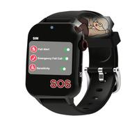 Axrrl Montre SOS avec Alarme De Chute pour Personnes Âgées, Montre Intelligente pour Patients Atteints D'alzheimer, Détection De Chute, Dispositif D'alerte pour Seniors,Noir,1.9 * 1.6 inch