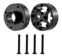 AXspeed Boîtier de différentiel universel avant arrière en aluminium pour Arrma 1/18 Granite Grom 1/16 Mojave Grom et 1/14 Typhon Grom (noir)