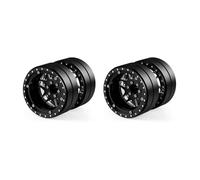 AXspeed Lot de 2 moyeux de roue double Beadlock en aluminium de 5,6 cm pour la plupart des voitures à chenilles 1/10 Axial Scx10 90048 RR10 TRX-4 TRX-6 RC