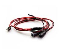 AXspeed Phare arrière LED à 2 LED 10 mm avec yeux d'ange et yeux de démon pour voiture télécommandée 1/10 (rouge + blanc)