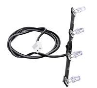 AXspeed Phare avant LED 4 LED pour tracteur Tamiya Actros 3363 56348 1/14 RC Truck