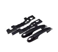 AXTAZS Support PoignéE ExtéRieure Compatible Avec Hyundai Pour Tucson 2.0L 2.7L 2004 2005 2006 2007 2008 2009 826552E000 Poignée De Porte Extérieure Avec Cadre Enjoliveur Base(4 Pcs Front LH RH)