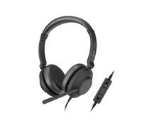 Axtel Écouteurs avec Microphone, câble de 3,5 mm, Noir