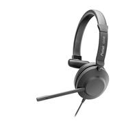 Axtel One UC Mono Casque - Microphone antibruit, Haut-Parleur de 40 mm, contrôle des appels en Ligne, Ultra léger, Confort Tout au Long de la journée - Compatible USB-A - Bureau, Centre