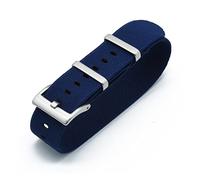AXTGBHL 20mm 22mm Troupes françaises Parachute Watch Strap Fit for Nato Elastic Nylon Band Band Marques Générales Bracelet Bracelet Militaire Bracelet(Navy Blue,20mm)