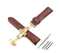 AXTGBHL Accessoires de montre bracelet en cuir adapté for bracelet Tissot 22mm23mm24mm1853 bibliothèque T035 bracelet en cuir noir for hommes T610028591(Brown gold buckle,22mm)