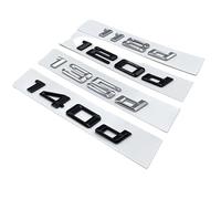 AXTGBHL Autocollant De Logo De Plaque Signalétique De Coffre De Voiture, Lettres Anciennes En Chiffres 116d 118d 120d 125d 128d 130d 135d 140d, Emblème Supérieur ABS Adapté For BMW Série 1(Silver,130i