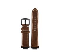 AXTGBHL Bracelet de montre en cuir de vache, 22MM, adapté for Casio Fit For G-SHOCK DW-5600 GM-5600 GW-M5610 GA-110 modifié, Vintage rétro doux, Bracelet de montre for hommes(Dark brown-black,For 5610