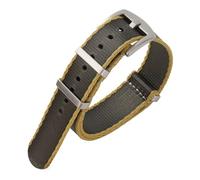 AXTGBHL Bracelet de montre en Nylon 20mm 22mm bracelet de montre souple de qualité supérieure sport universel adapté for 007 remplacement adapté for Correa Reloj 20mm 22mm Nylon Watchband(A8. Yellow g