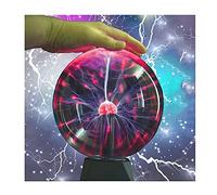 AXTMR Boule de Plasma géante Unisexe, Lampe electricité Statique Qui Peut être touchée et contrôlée par Le Son, Sphere Plasma Magique à Induction Scientifique,touch7.9in,Size