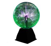 AXTMR Lampe à Boule de Plasma Verte géante Unisexe, Plasma Magique Qui Peut être touchée et contrôlée par Le Son, Globe Plasma Magique à Induction Scientifique,touch10.5,Size