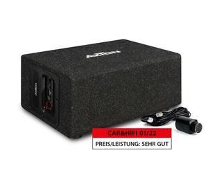 AXTON ATB120QBA Bass Reflex Active Subwoofer caisse basse active voiture, cam...