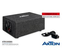 Axton ATB120QBA Bass Reflex Subwoofer Actif Bassbox Voiture,Camion,Campeur