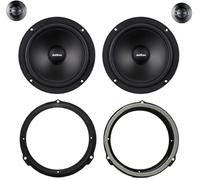 Axton ATCS165S Kit de 4 enceintes avant de 16,5 cm pour Ford C-Max 2011-2019, Focus III 2011-2020, Grand C-MAX 2011-2019 + 2 supports