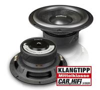 Axton ATW20 20 cm Subwoofer 2 x 2 Ohm 75 W RMS Double Bobine d'oscillation Ba...
