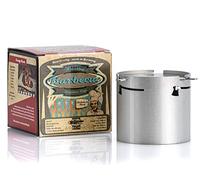 Axtschlag Encens Box en Acier Inoxydable, Fumoir Cup, diamètre 90 mm, Hauteur 80 mm