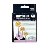 Axus Décor Arystox Lot de 2 tampons abrasifs flexibles en oxyde de céramique pour carrosserie humide et sec avec mousse haute densité lavables et réutilisables (grain 60)