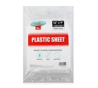 Axus Décor AXU/DSP129 Lot de 3 bâches de protection en polyéthylène