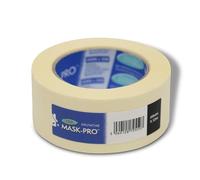 Axus Decor Mask-Pro Ruban adhésif de peintre pour surfaces, s'enlève sans laisser de résidus, pour peinture, décoration et projets de bricolage, crème, 48 mm x 50 m