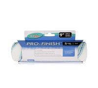 Axus Decor Rouleau professionnel à poils courts (série bleue) pour les projets professionnels et de bricolage, idéal pour les murs et plafonds nouvellement plâtrés ou lisses, diamètre du noyau du