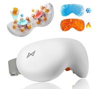 AXV Masseur des yeux avec chaleur et refroidissement, masque de massage pour les yeux, massage des yeux pour les migraines, les yeux secs, soulagement de la tension, cadeau d'anniversaire pour femme