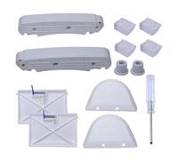 AXV417WHP Kit de nettoyage de piscine avec lunette avant et arrière AXV604WHP, rabat et sabots de pod, compatible avec le nettoyeur de piscine Hayward, le nettoyeur de piscine Wing et le kit