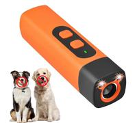 AXVRAV Appareil anti-aboiement à ultrasons - Lampe de poche LED - Avec 3 fréquences réglables - Rechargeable - Portable - Pour chiens et animaux domestiques - Développé par des dresseurs de chiens